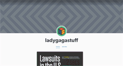 Desktop Screenshot of ladygagastuff.tumblr.com