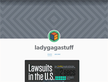 Tablet Screenshot of ladygagastuff.tumblr.com
