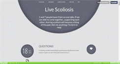 Desktop Screenshot of livscoliosis.tumblr.com