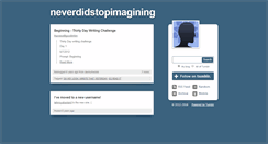 Desktop Screenshot of neverdidstopimagining.tumblr.com