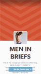 Mobile Screenshot of meninbriefs.tumblr.com