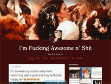 Tablet Screenshot of imfuckingawesomeandshit.tumblr.com