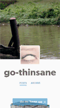 Mobile Screenshot of go-thinsane.tumblr.com