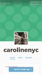 Mobile Screenshot of carolinenyc.tumblr.com