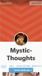 Mobile Screenshot of mystiquesummers.tumblr.com