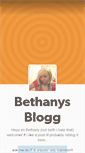 Mobile Screenshot of bethyg.tumblr.com