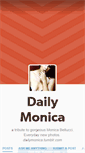 Mobile Screenshot of dailymonica.tumblr.com