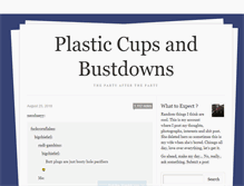 Tablet Screenshot of plasticcupsandbustdowns.tumblr.com
