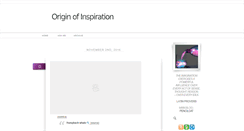 Desktop Screenshot of originofinspiration.tumblr.com