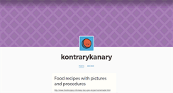 Desktop Screenshot of kontrarykanary.tumblr.com