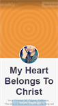 Mobile Screenshot of myheartbelongstochrist.tumblr.com