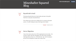 Desktop Screenshot of mineshaftersquared.tumblr.com