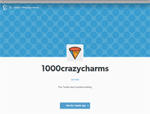 Tablet Screenshot of 1000crazycharms.tumblr.com
