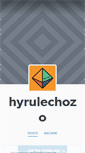 Mobile Screenshot of hyrulechozo.tumblr.com