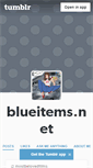 Mobile Screenshot of blueitems.tumblr.com