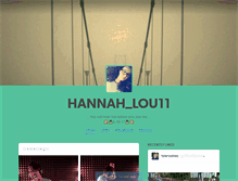 Tablet Screenshot of hannahlou11.tumblr.com