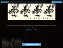 Tablet Screenshot of eldedoindice.tumblr.com