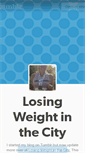 Mobile Screenshot of losingweightinthecity.tumblr.com