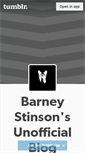 Mobile Screenshot of barney-blog.tumblr.com