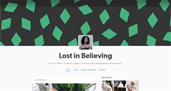 Desktop Screenshot of lostinbelieving.tumblr.com