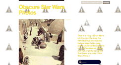 Desktop Screenshot of obscurestarwarsphotos.tumblr.com