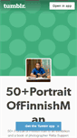 Mobile Screenshot of 50-portraitoffinnishman.tumblr.com