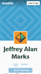 Mobile Screenshot of jeffreyalanmarks.tumblr.com
