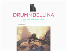 Tablet Screenshot of drummbellina.tumblr.com