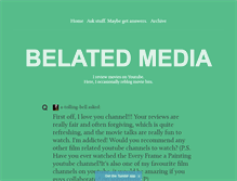 Tablet Screenshot of belatedmedia.tumblr.com