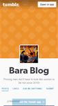 Mobile Screenshot of barablog.tumblr.com