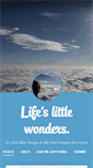 Mobile Screenshot of lifeswonders.tumblr.com