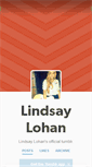 Mobile Screenshot of lindsaylohan.tumblr.com