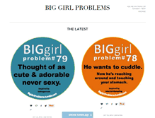 Tablet Screenshot of biggirlproblems.tumblr.com