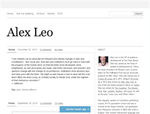 Tablet Screenshot of alexleo.tumblr.com