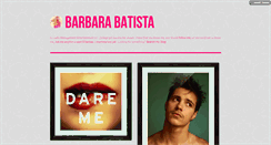 Desktop Screenshot of barbarabatista.tumblr.com