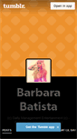 Mobile Screenshot of barbarabatista.tumblr.com