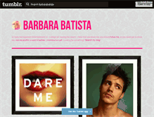 Tablet Screenshot of barbarabatista.tumblr.com
