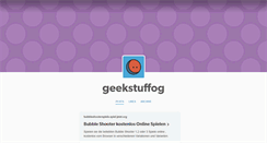 Desktop Screenshot of geekstuffog.tumblr.com