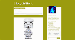 Desktop Screenshot of itoodislikeit.tumblr.com