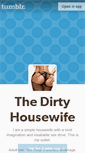 Mobile Screenshot of dirtyhousewife.tumblr.com