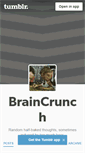 Mobile Screenshot of braincrunch.tumblr.com