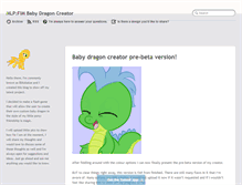 Tablet Screenshot of createyourownbabydragon.tumblr.com