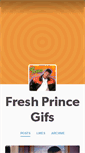 Mobile Screenshot of freshprinceofbelairgifs.tumblr.com