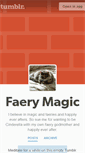 Mobile Screenshot of faerymagic.tumblr.com