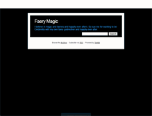 Tablet Screenshot of faerymagic.tumblr.com