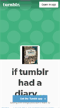 Mobile Screenshot of iftumblrhadadiary.tumblr.com