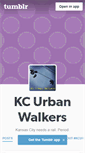 Mobile Screenshot of kcurbanwalkers.tumblr.com