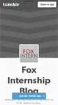 Mobile Screenshot of foxintern.tumblr.com