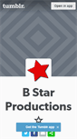 Mobile Screenshot of bstarproductions.tumblr.com