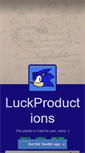 Mobile Screenshot of luckproductions.tumblr.com